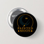 Painted Moon by Luna Bee Brand Button 缶バッジ (正面&裏面)