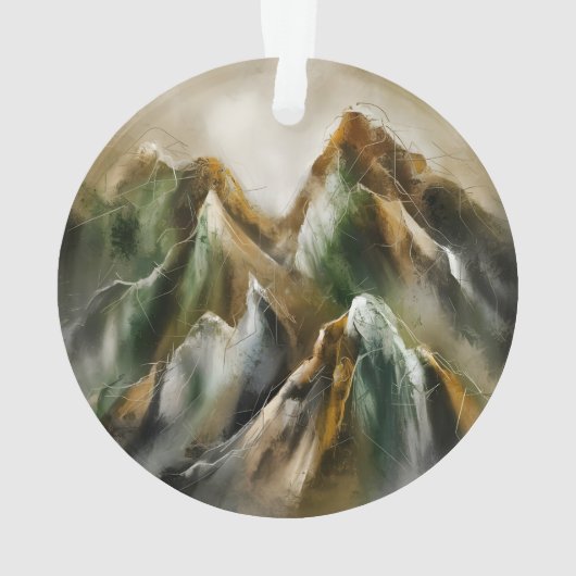 Painted Mountains  オーナメント (裏面)