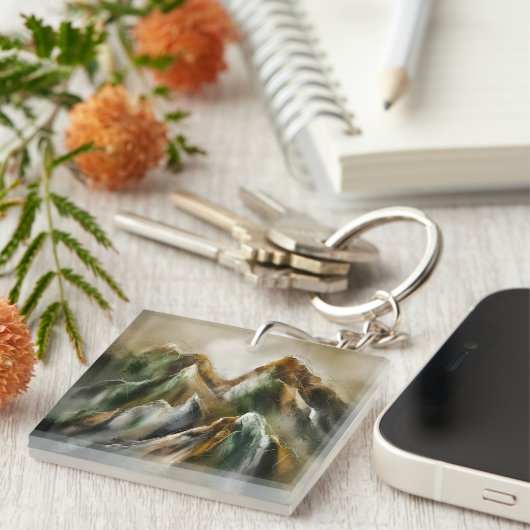 Painted Mountains  キーホルダー (正面右)