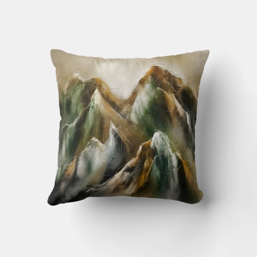 Painted Mountains  クッション (裏面)