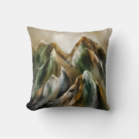 Painted Mountains  クッション (正面)