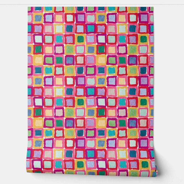 Painted Patches Wallpaper 壁紙 (ほどく)