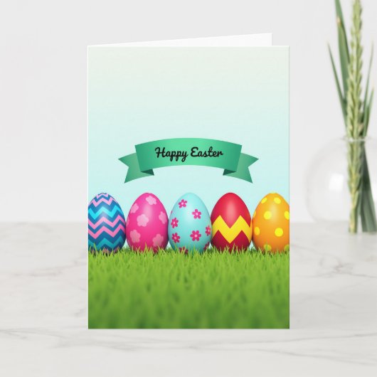 Painted Pattern Celebration Card カード (正面)