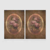 Painted Peonies DBL 薄葉紙 (正面)