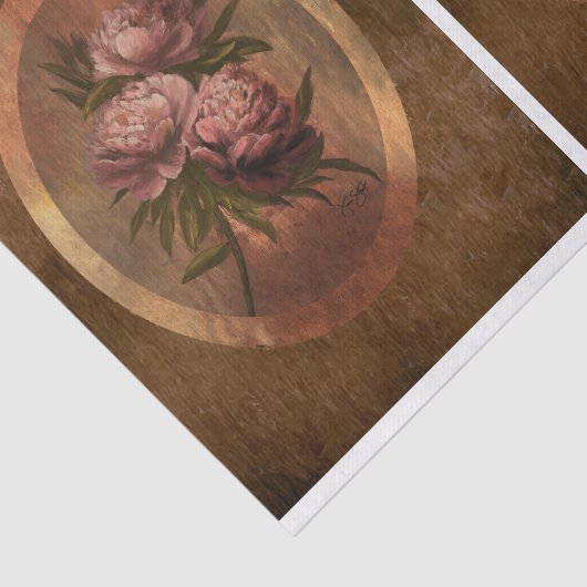 Painted Peonies DBL 薄葉紙 (詳細)