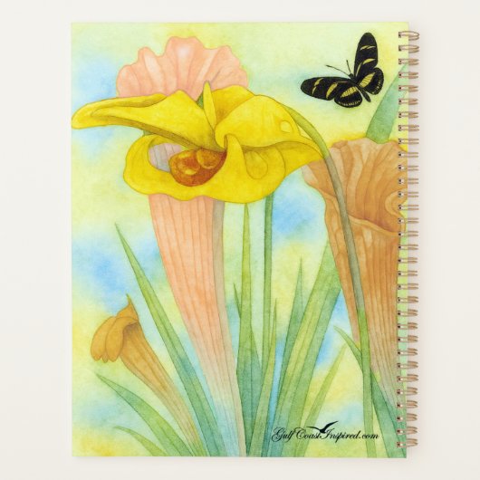 Painted Petals Collection - Pitcher Plant Planner プランナー手帳 (裏面)