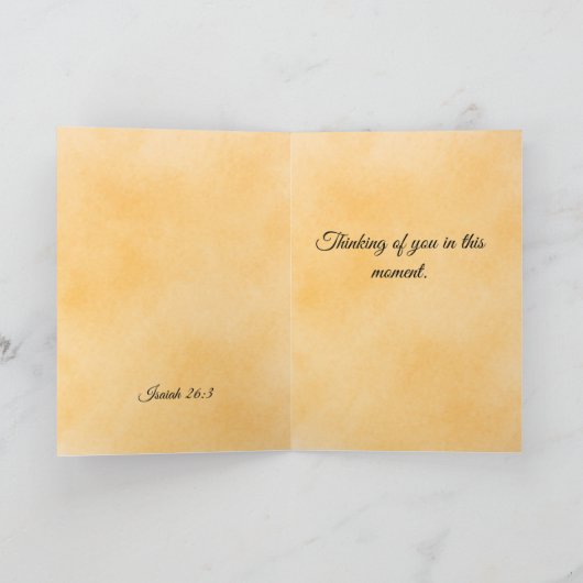 Painted Petals Pitcher Plant Folded Greeting Card カード (内部)