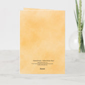 Painted Petals Pitcher Plant Folded Greeting Card カード (裏面)