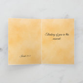 Painted Petals Pitcher Plant Folded Greeting Card カード (内部)