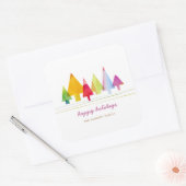 Painted Pines Sticker スクエアシール (封筒)