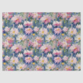 Painted Pink Daises Decoupage 薄葉紙 (正面)