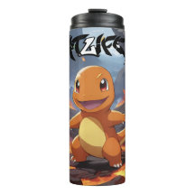 Painted Pokémon Charmander in Volcano
