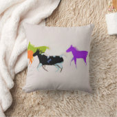 Painted Ponies Pillows クッション (ブランケット)