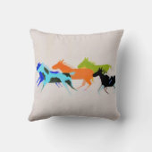 Painted Ponies Pillows クッション (裏面)