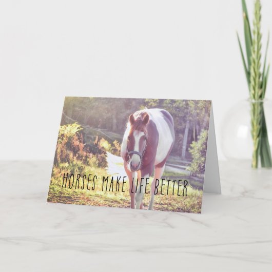 PAINTED PONY Greeting Card サンキューカード (正面)