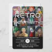 Painted Portraits by Alfred Fox - Retro Party 招待状 (正面)