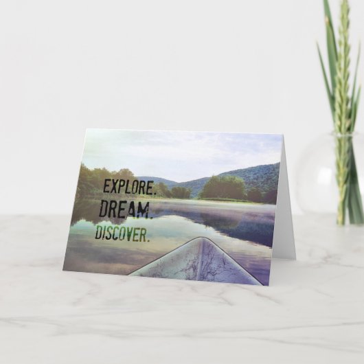 PAINTED RIVER Greeting Card サンキューカード (正面)