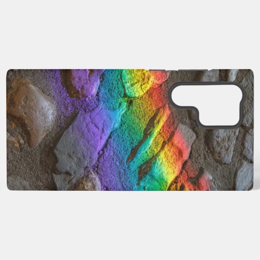Painted Rock Samsung Galaxyケース (裏面横)