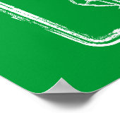 Painted soccer skills motivational ポスター (角)