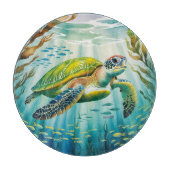 Painted Turtle カッティングボード (正面)