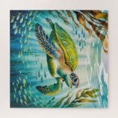 Painted Turtle ジグソーパズル (横)