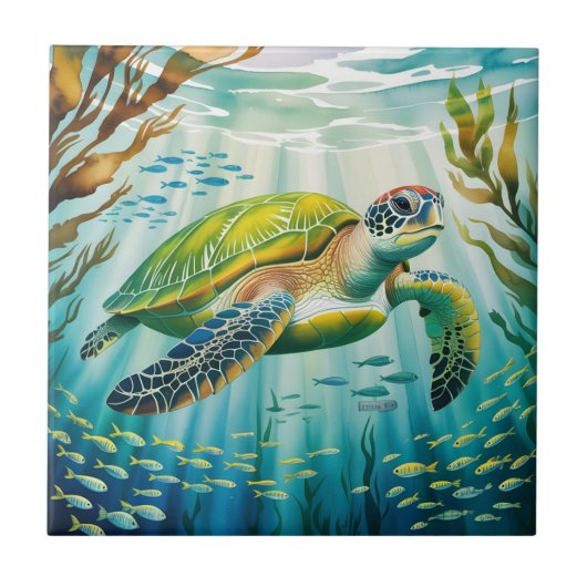 Painted Turtle タイル (正面)