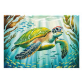 Painted Turtle フォトプリント (正面)