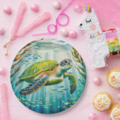 Painted Turtle ペーパープレート (パーティー)