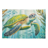 Painted Turtle 枕カバー (裏面)