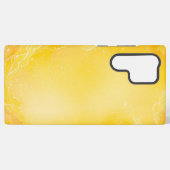 Painted Watercolor Yellow Light Frame Phone Case Samsung Galaxyケース (裏面横)
