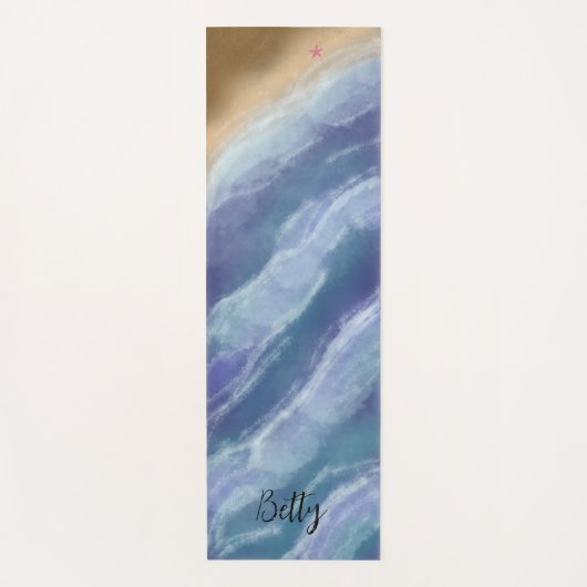 Painted waves Yogamatte ヨガマット (正面)