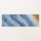Painted waves Yogamatte ヨガマット (正面(横))