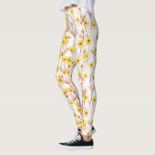 Painted Yellow Daisies レギンス (左)