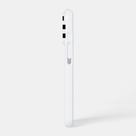 Painted Yellow Sunflower on Black Stripes iPhoneケース (左側面)