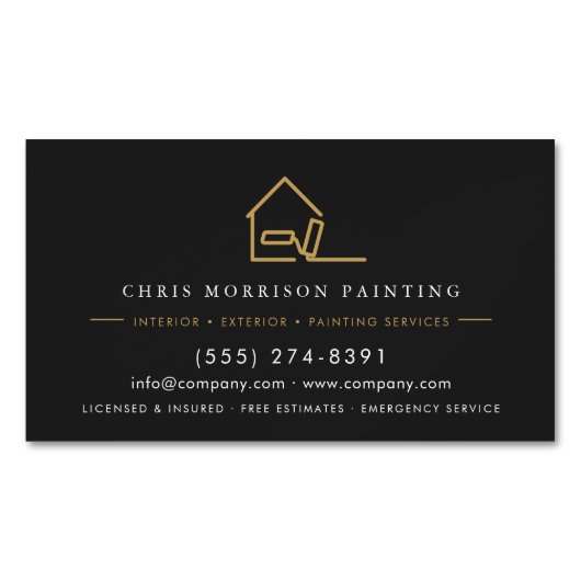 Painter マグネット名刺 (正面)