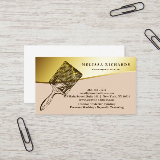 Painter 名刺 (正面/裏面インサイチュ)