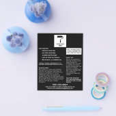 Painter and Decoratorロゴを黒に追加 チラシ (シングル)