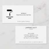 Painter and Decorator Add Your Logoプロフェッショナル 名刺 (正面/裏面)