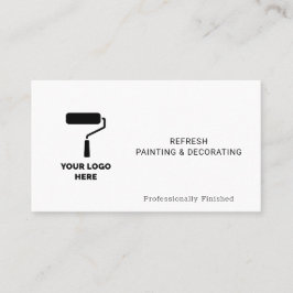 Painter and Decorator Add Your Logoプロフェッショナル 名刺