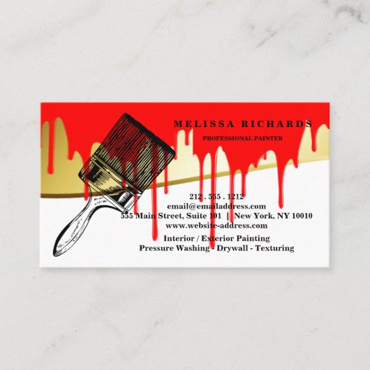 Painter Business Card 名刺 (正面)