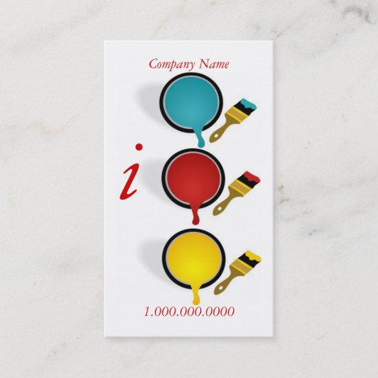 Painter Company 名刺 (正面)