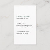 Painter & Decorator Service Green and White  名刺 (裏面)