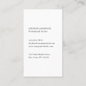 Painter & Decorator Service Grey and White  名刺 (裏面)