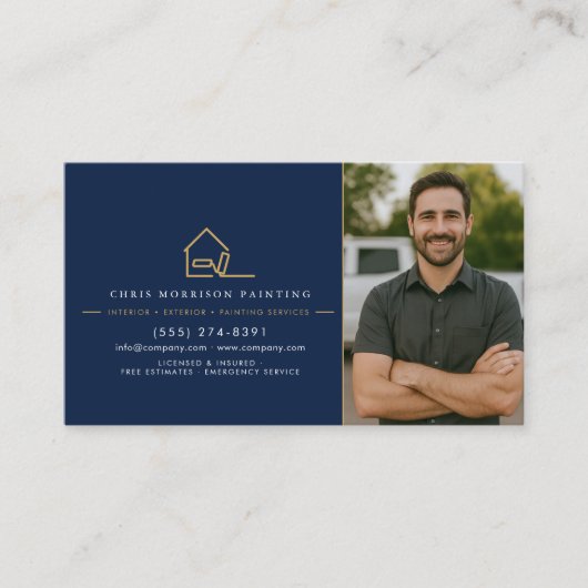 Painter Painting Photo Company 名刺 (正面)