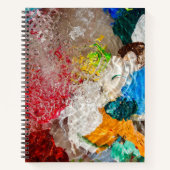 Painter Palete Spiral Notebook ノートブック (正面)