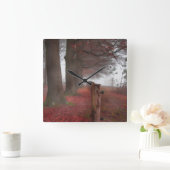 Painterly Beauty Autumn Muur Klokken スクエア壁時計 (ホーム)