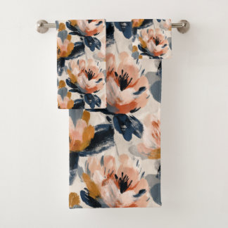 Painterly Floral Botanical Towel バスタオルセット