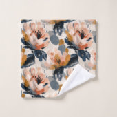Painterly Floral Botanical Towel バスタオルセット (ウォッシュタオル)