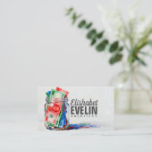 Painterly Glass Jar Filled A87 名刺 (スタンド正面)