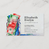 Painterly Glass Jar Filled A87 名刺 (裏面)